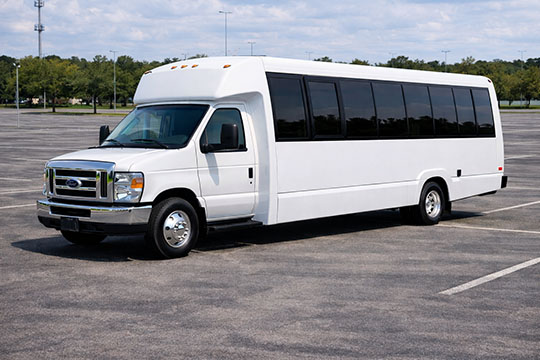 25-passenger mini coach available for charter in Miami, FL