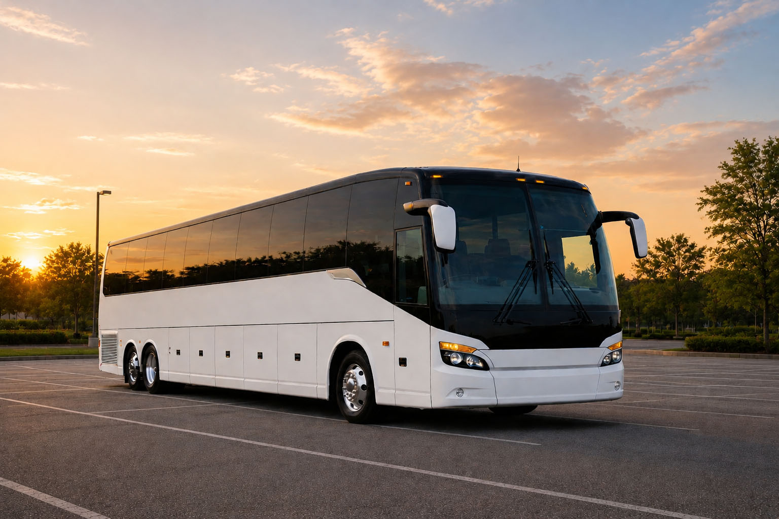 Miami coach bus exterior